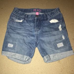 Children’s Place ripped mini shorts